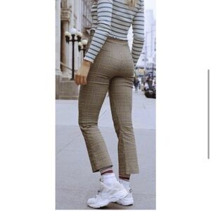 Urban Outfitters Lola Kick Flare Plaid Pants 634